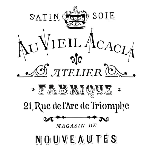 Pochoir peinture Redesign Satin Soie 22x30cm