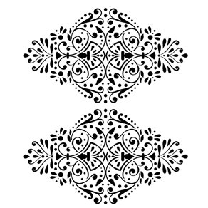 Pochoir peinture Redesign Dotted Flourish 22x33cm