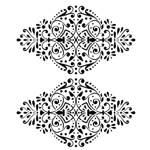 Pochoir peinture Redesign Dotted Flourish 22x33cm