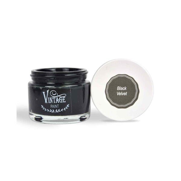 Peinture à la craie Vintage Paint noir Black Velvet 100ml