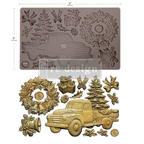 Moule silicone ReDesign Country Christmas Delivery 12.7x20.3cm