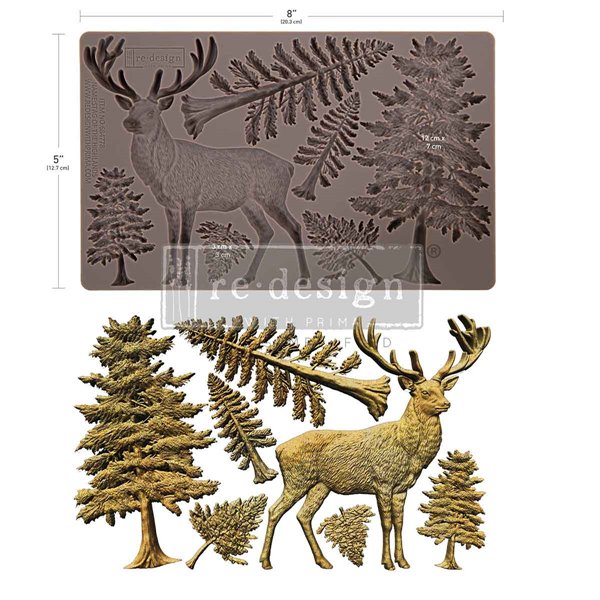 Moule silicone ReDesign Stag Of The Highlands 12.7x20.3cm
