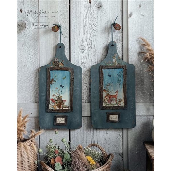 Moule silicone ReDesign Vintage Timber Christmas 12.7x20.3cm
