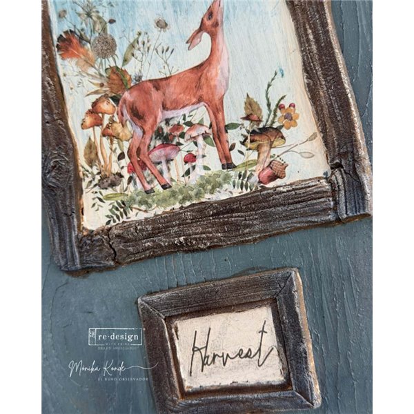 Moule silicone ReDesign Vintage Timber Christmas 12.7x20.3cm