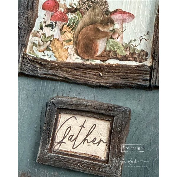 Moule silicone ReDesign Vintage Timber Christmas 12.7x20.3cm