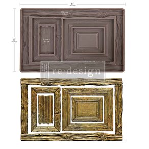 Moule silicone ReDesign Vintage Timber Christmas 12.7x20.3cm