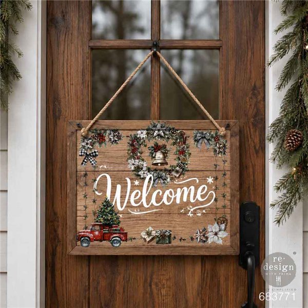 Transfert pelliculable Redesign Home For The Holidays 21x28cm 3fe+1 en BONUS