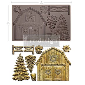 Moule silicone ReDesign Noël Homestead Holiday 12.7x20.3cm