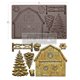 Moule silicone ReDesign Noël Homestead Holiday 12.7x20.3cm