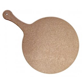 Planche à découper à décorer ronde brute en bois 29x43cm