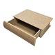 Boite en bois MDF à décorer boite à livres 25x19x7cm