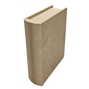 Boite en bois MDF à décorer boite à livres 25x19x7cm