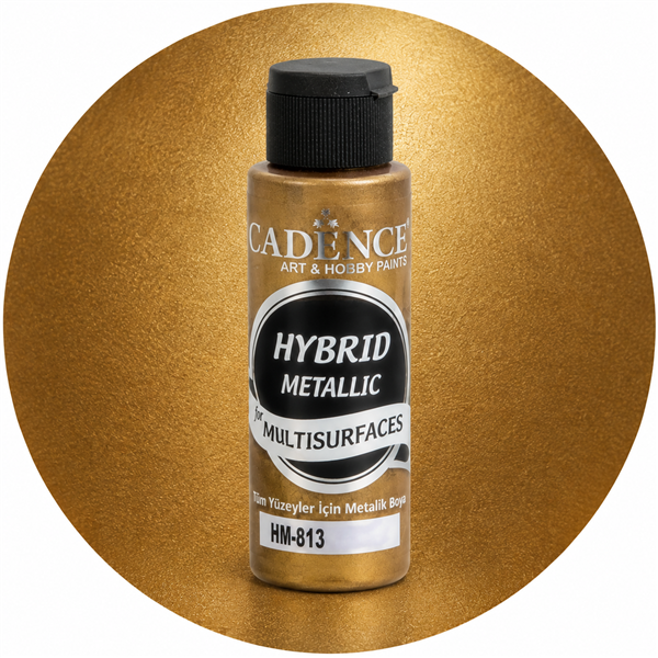 Peinture métallique Hybride Cadence 70ml Or foncé