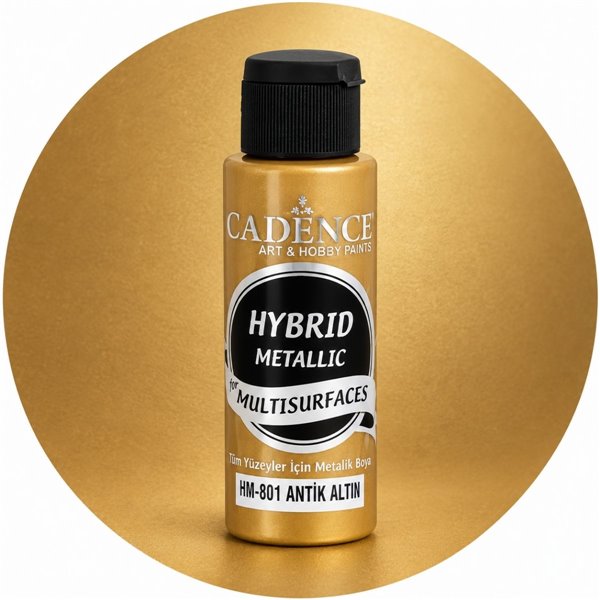 Peinture métallique Hybride Cadence 70ml Vieil Or