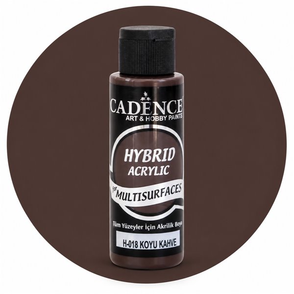 Peinture Hybride Cadence 70ml marron foncé