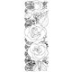 Tampon clear pour DIY maison bande de rose