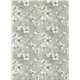 Papier de riz A4 fond de fleurs bleues