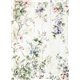 Papier de riz A3 branches de fleurs