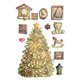 Moule silicone Stamperia A5 Christmas tree