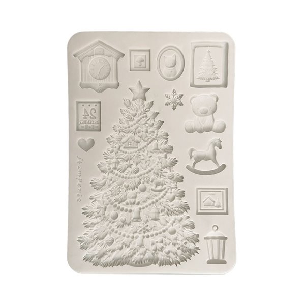 Moule silicone Stamperia A5 Christmas tree