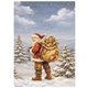 Papier de riz Stamperia Silent Night Santa Claus A4