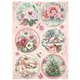 Papier de riz Stamperia Winter Magic rounds A4