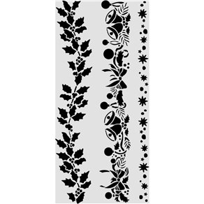 Pochoir Stamperia Noël Christmas borders 12x25cm
