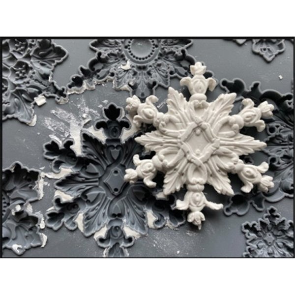 Moule silicone IOD Noël Etoiles Snowflakes 15x25cm