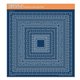Groovi gabarit parchemin Carrés imbriqués 21x21cm