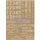 Papier fibre découpage The Crate Stencil Redesign A3