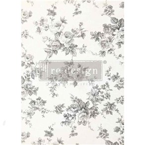 Papier fibre découpage Heirloom Toile Redesign A3