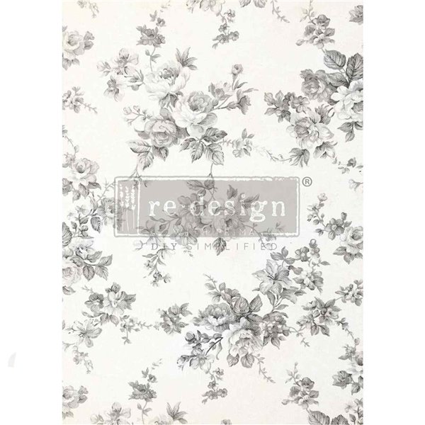 Papier fibre découpage Heirloom Toile Redesign A3