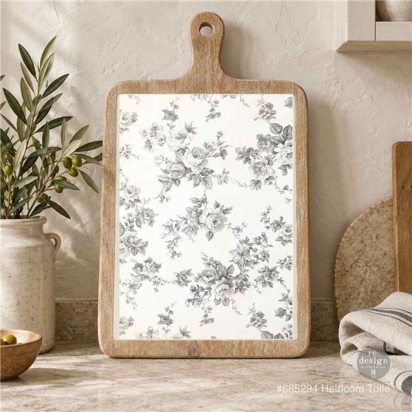 Papier fibre découpage Heirloom Toile Redesign A3