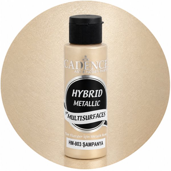Peinture métallique Hybride Cadence Champagne Sampania 70ml