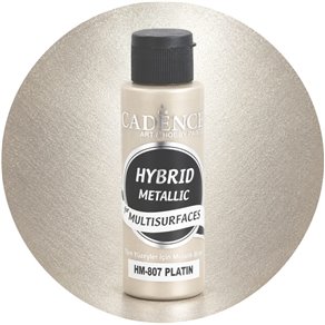 Peinture métallique Hybride Cadence Platine Platin 70ml