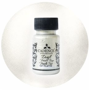 Peinture métallique Dora Cadence Platine 50ml