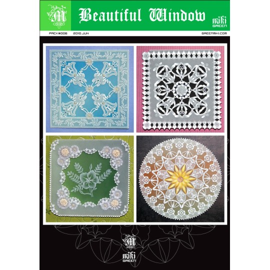 Patrons Miki Green modèle Pergamano jolies fenêtres pattern 6 Patrons Miki Green modèle Pergamano jolies fenêtres pattern 6