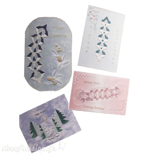 Patrons dentelle papier PCA Pauline Loweth Noël cut work design Patrons dentelle papier PCA Pauline Loweth Noël cut work design