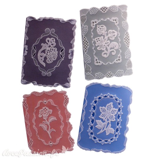 Patrons dentelle de papier PCA Pauline Loweth lace camée cards Patrons dentelle de papier PCA Pauline Loweth lace camée cards