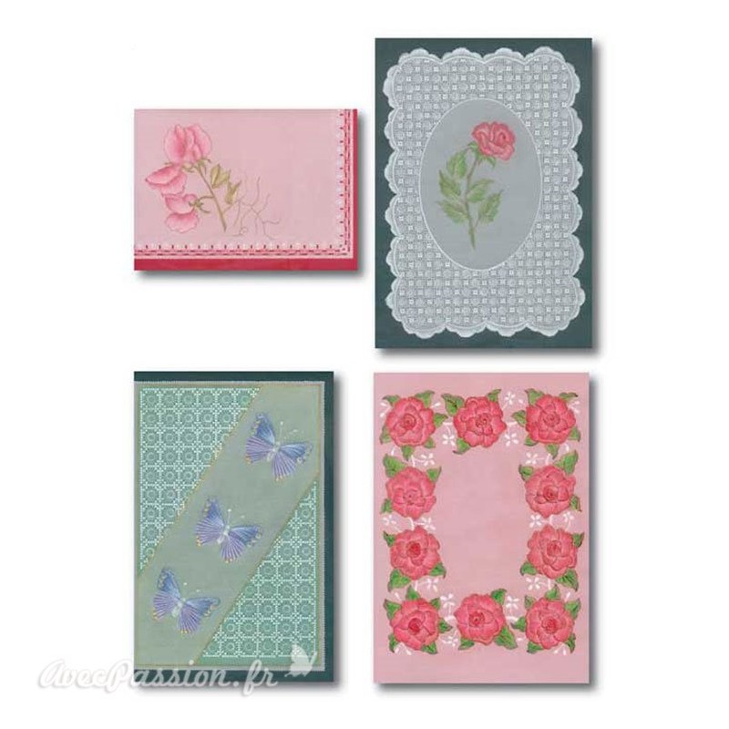 Patrons dentelle de papier PCA Aileen Childs motif 24 
