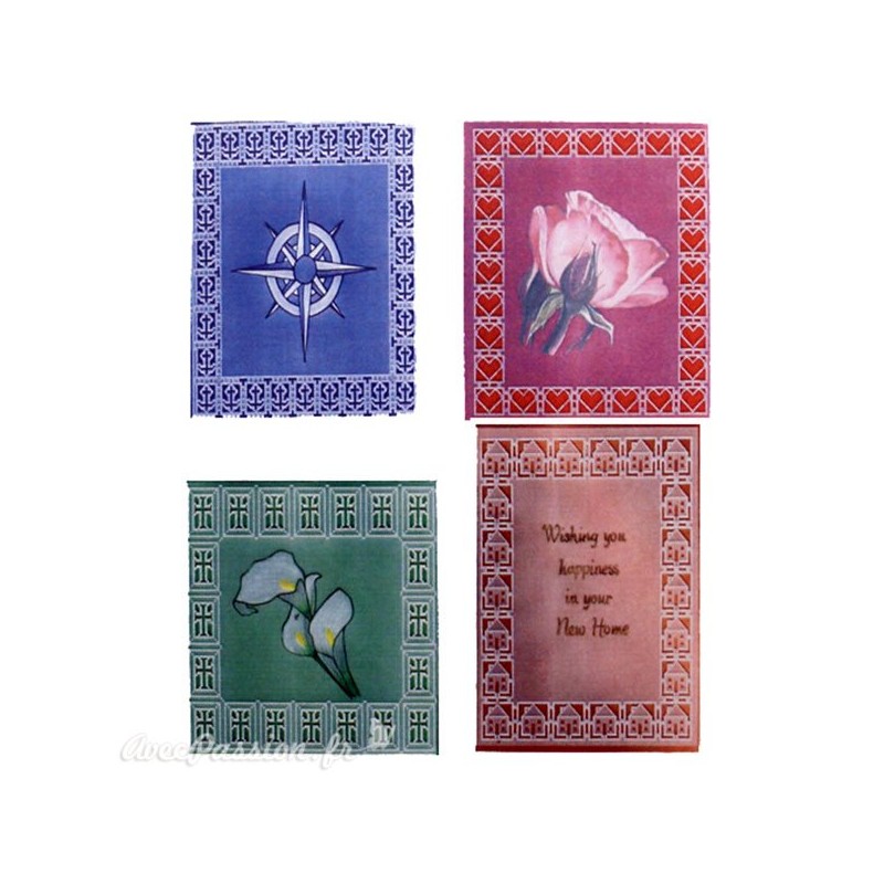 Patrons dentelle de papier PCA Karen Shaw frame up1