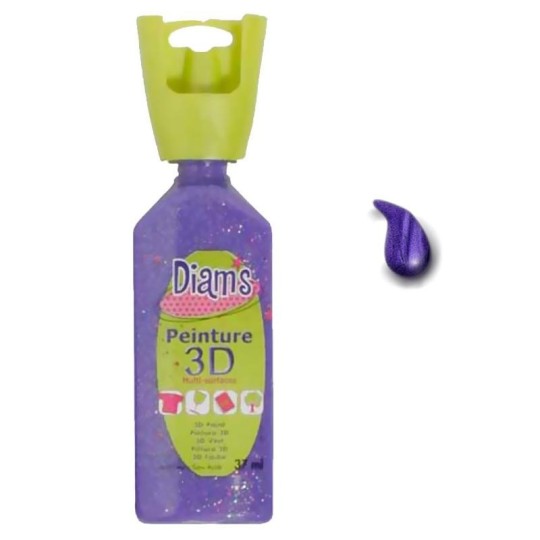 Peinture 3D multi surfaces Diams Myrtille Glacé Peinture 3D multi surfaces Diams Myrtille Glacé
