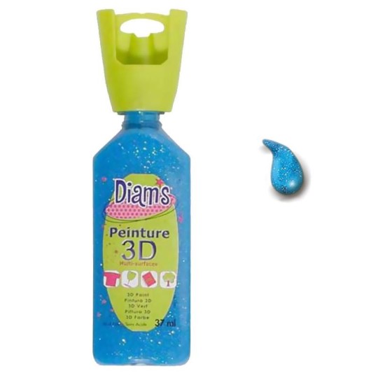 Peinture 3D multi surfaces Diams Curacao Glacé Peinture 3D multi surfaces Diams Curacao Glacé
