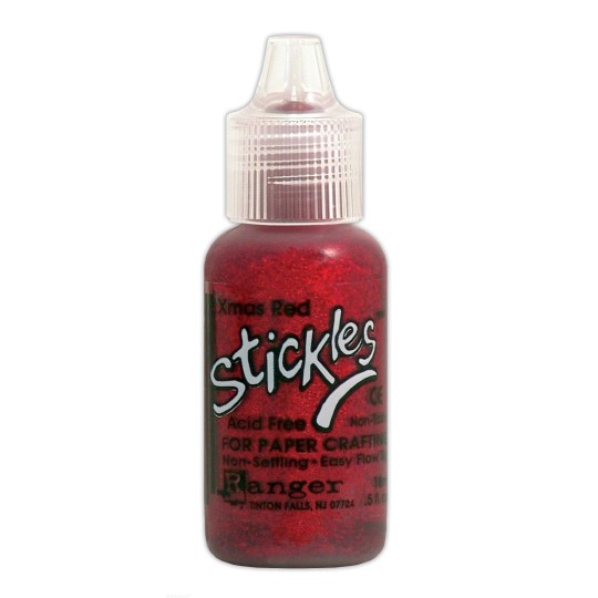 Colle pailletée Stickles Ranger rouge Noël 18ml 