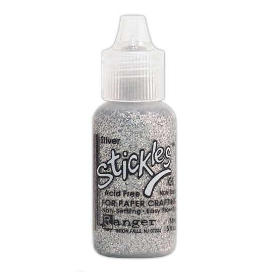 Colle pailletée Stickles Ranger argent 18ml 