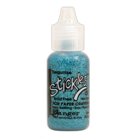 Colle pailletée Stickles Ranger turquoise 18ml 