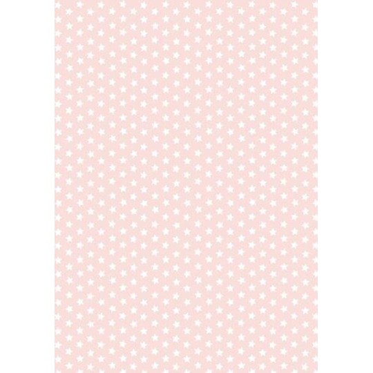 Pergamano feuille parchemin rose étoile blanche 61574 à l'unité Pergamano feuille parchemin rose étoile blanche 61574 à l'unité