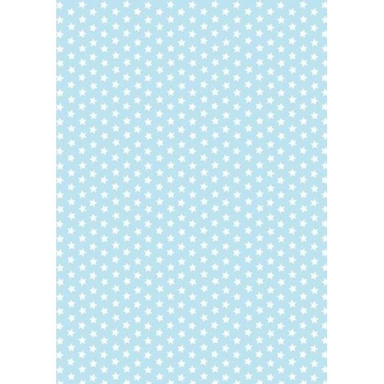 Pergamano feuille parchemin bleu étoile blanche 61575 à l'unité Pergamano feuille parchemin bleu étoile blanche 61575 à l'unité