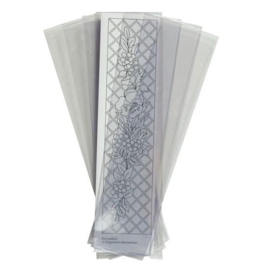 Pochettes plastique à signet x6 Pergamano