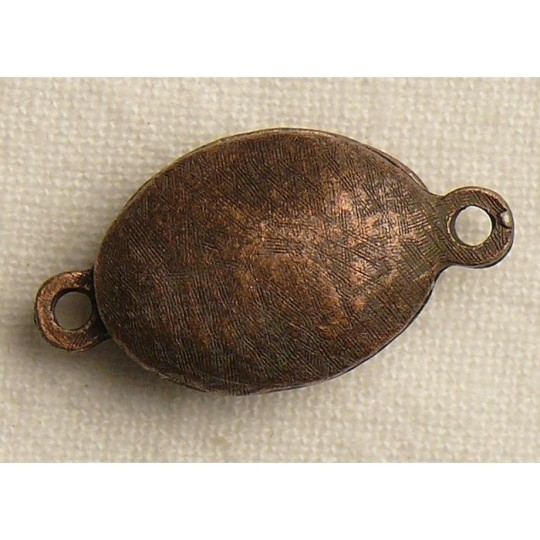 Fermoir aimanté ovale cuivre 1.5cm Fermoir aimanté ovale cuivre 1.5cm
